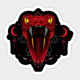 snake bite Sticker